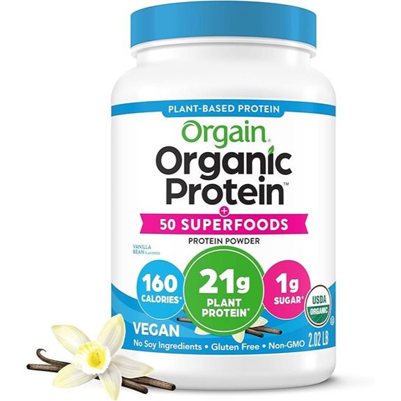Orgain Organic Vegan Protein + 50 Superfoods Powder