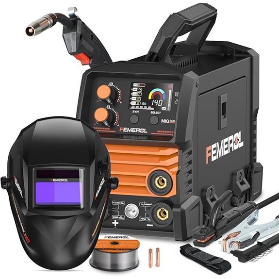 140A 3-in-1 MIG Welder with TIG and Stick Functions