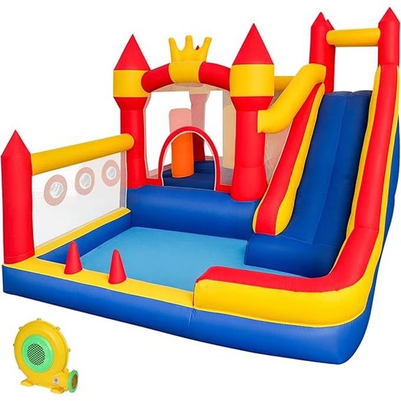 Liaakrr 8-in-1 Indoor/Outdoor Bounce House with Accessories