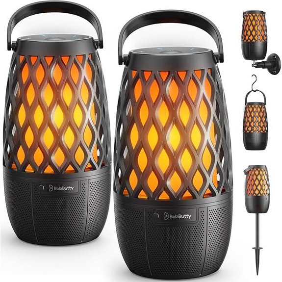 Outdoor Bluetooth Speakers with Lights and Waterproofing