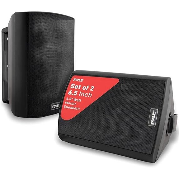Pyle Waterproof 6.5-Inch Bluetooth Wall Mount Speaker