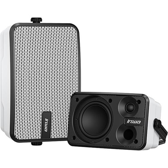 Inwa Bluetooth Wall Mount Speakers Waterproof 400W Pair
