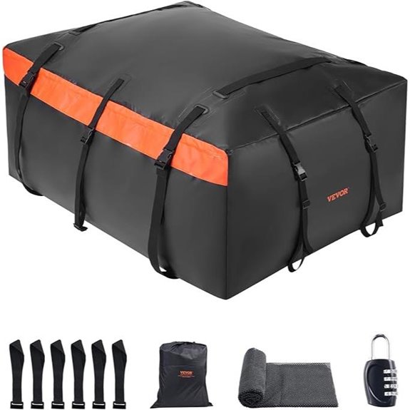 VEVOR Waterproof Car Roof Cargo Bag (23 cu ft)