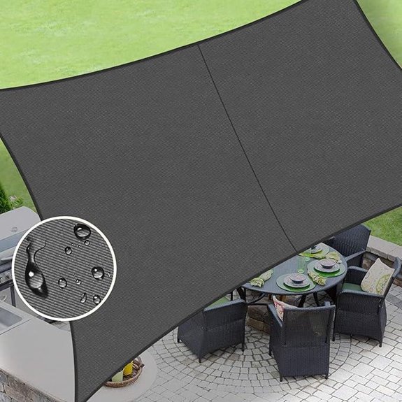 LOVE STORY Waterproof Sun Shade Sail for Patio & Garden