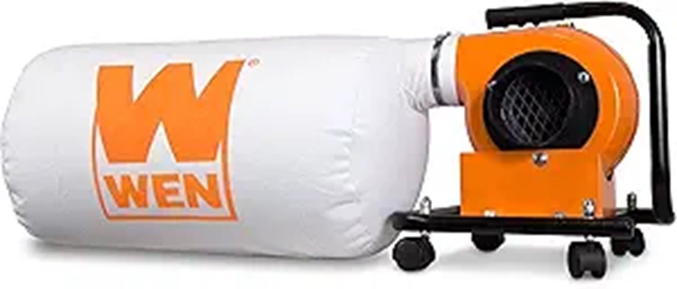 WEN Dust Collector with 5.7-Amp Motor and Bag