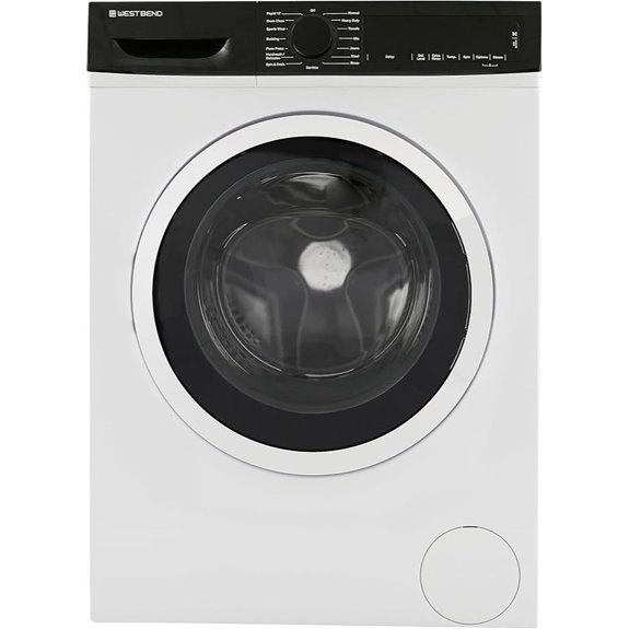 West Bend Compact Front Load Washer with 15 Cycles