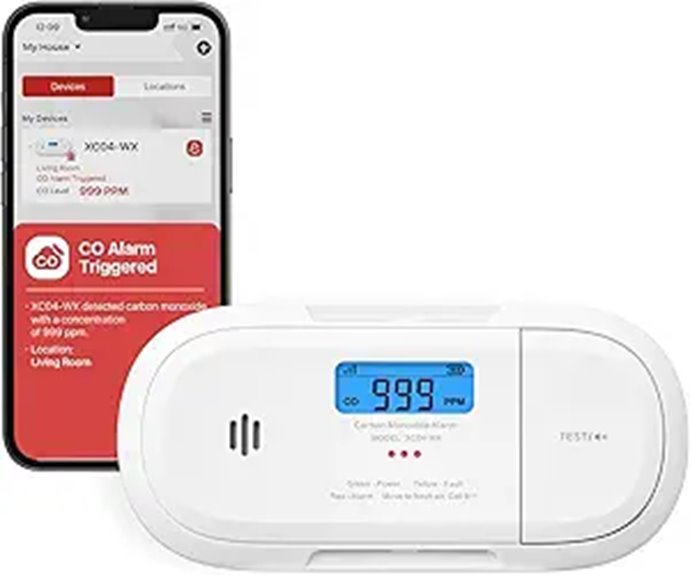X-Sense Wi-Fi Carbon Monoxide Detector with App Alerts