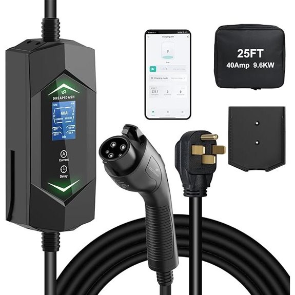Level 2 EV Charger with Wi-Fi and 40A Fast Charging