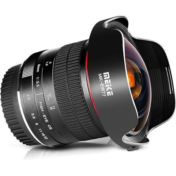 Meike 8mm f3.5 Wide Angle Fisheye Lens for Canon