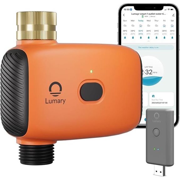Lumary WiFi Water Timer for Garden Hose