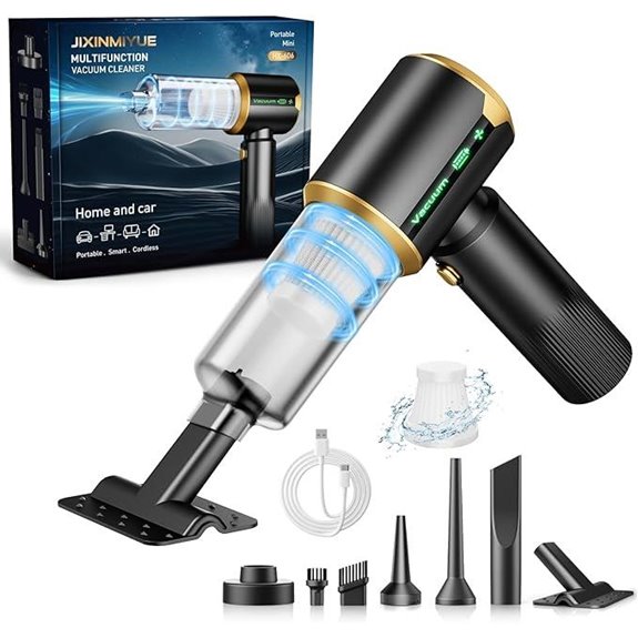 Cordless Car Vacuum Cleaner with HEPA Filter