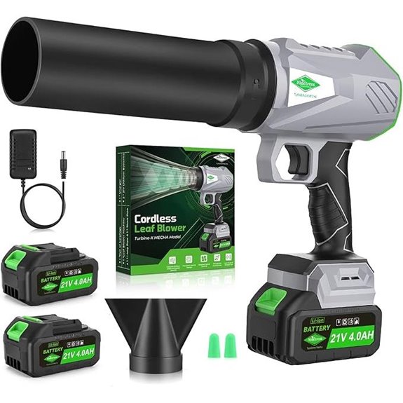 Cordless Leaf Blower with Battery Charger 395CFM