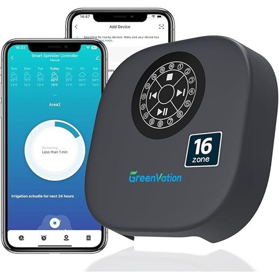 GreenVation 16-Zone WiFi Sprinkler Controller