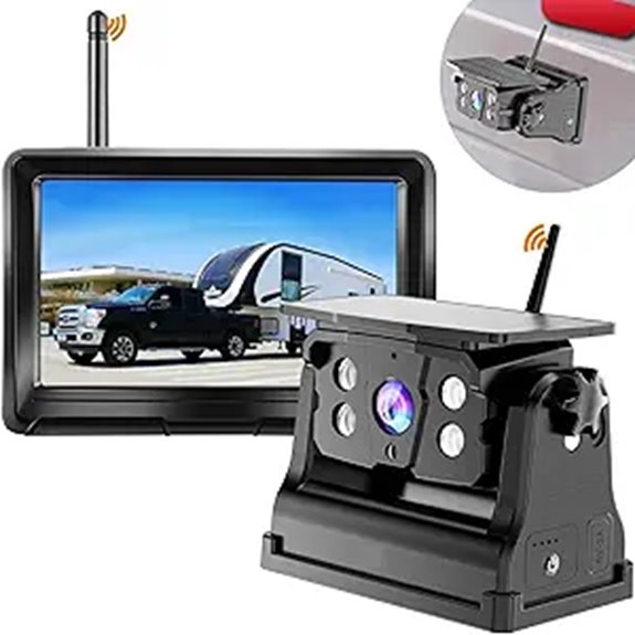 wireless solar backup camera