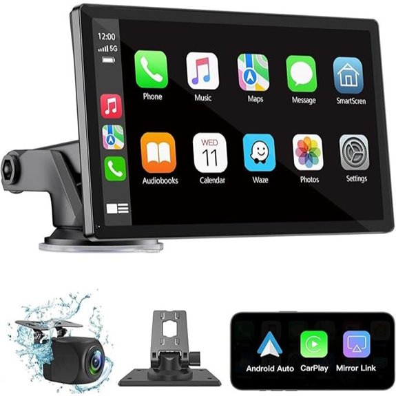 Wireless Carplay 7 HD Touchscreen Car Stereo
