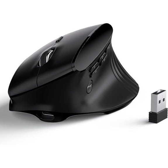 LTC GM051 Wireless Vertical Mouse with 9 Buttons