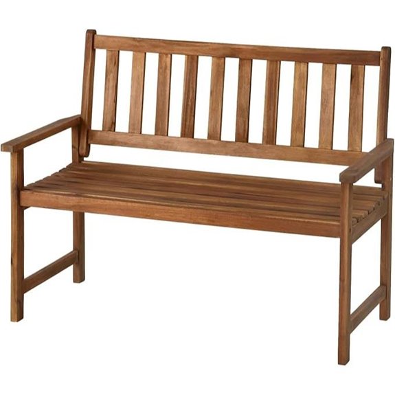 Outdoor Wooden Garden & Patio Bench