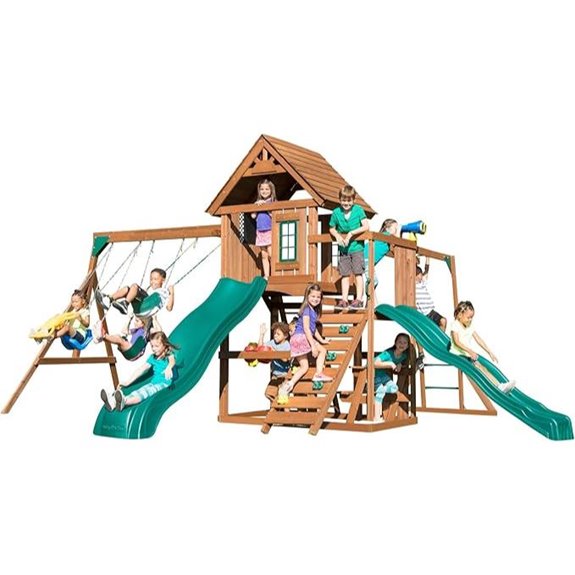 Swing-N-Slide Knightsbridge Wooden Swing Set
