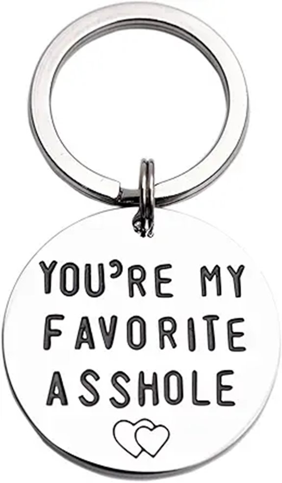 LParkin You're My Favorite Asshole Keychain Gift