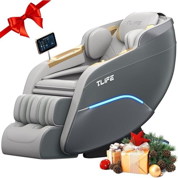 TLIFE 160° Zero Gravity Massage Chair with Body Scan
