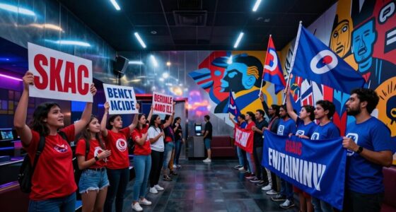 entertainment shaped by politics