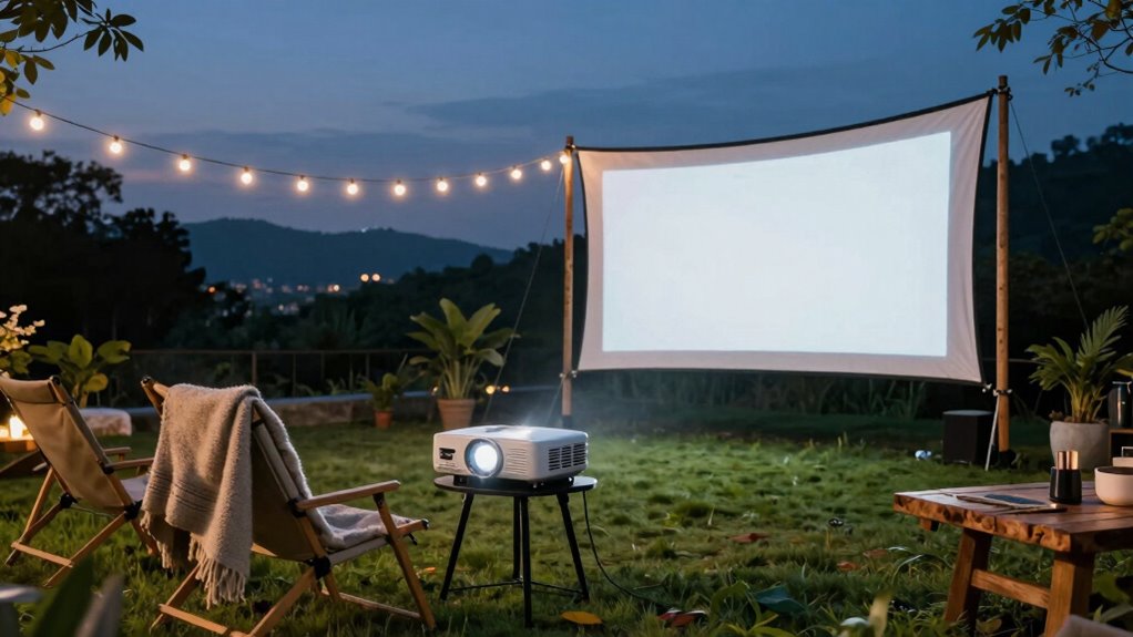 outdoor cinema setup essentials