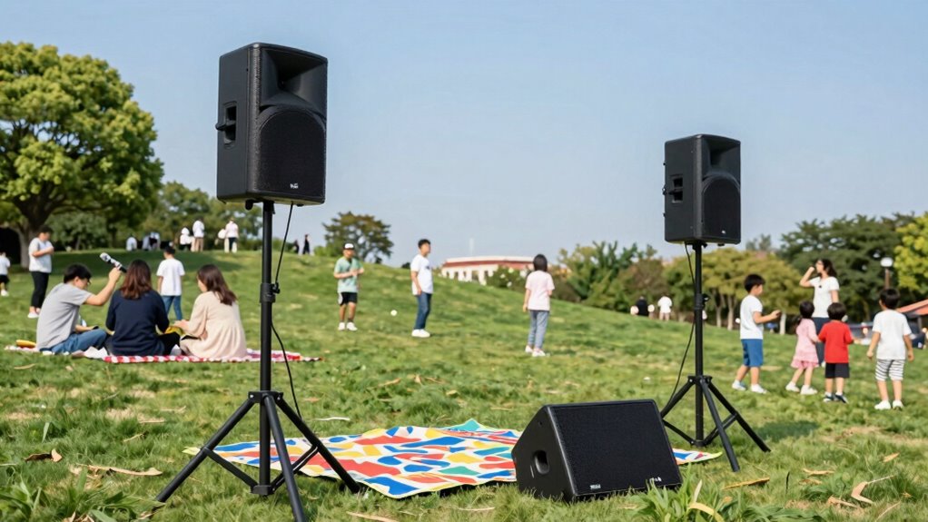 outdoor event amplification