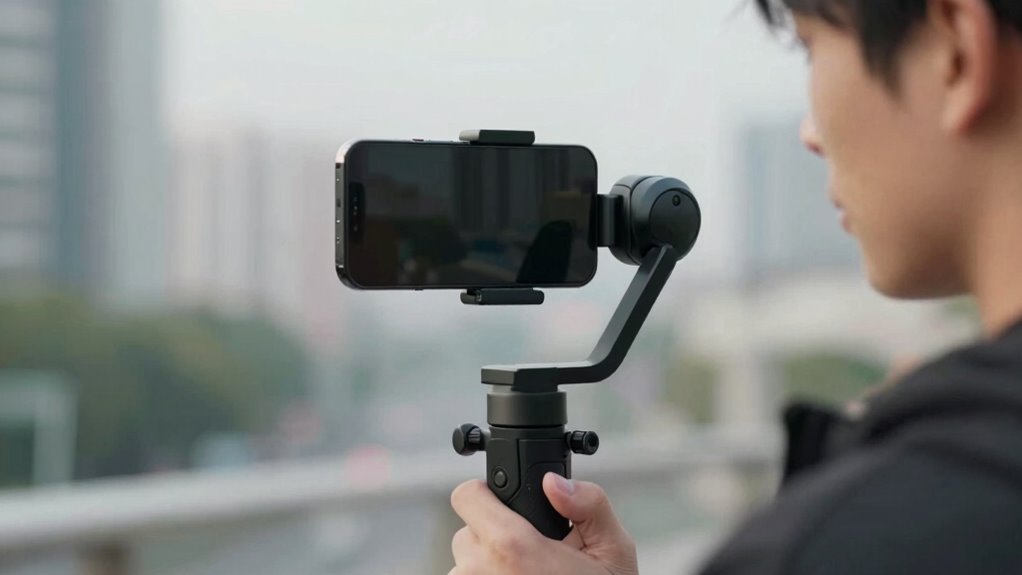 professional stabilized cinematic footage