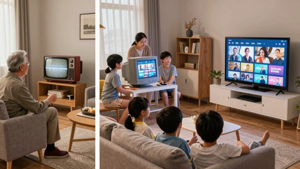 shifts in family viewing