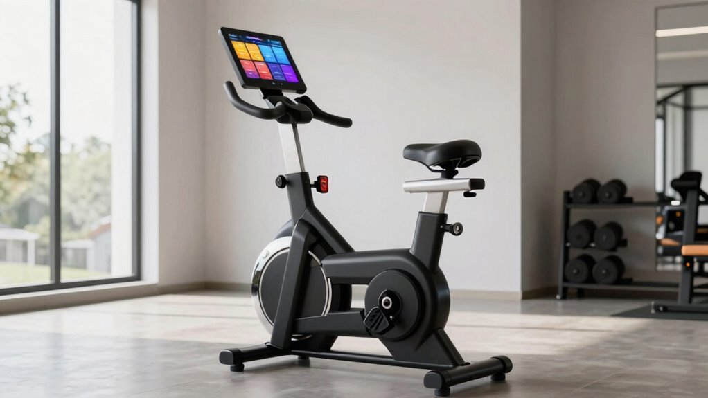 top exercise bike screens