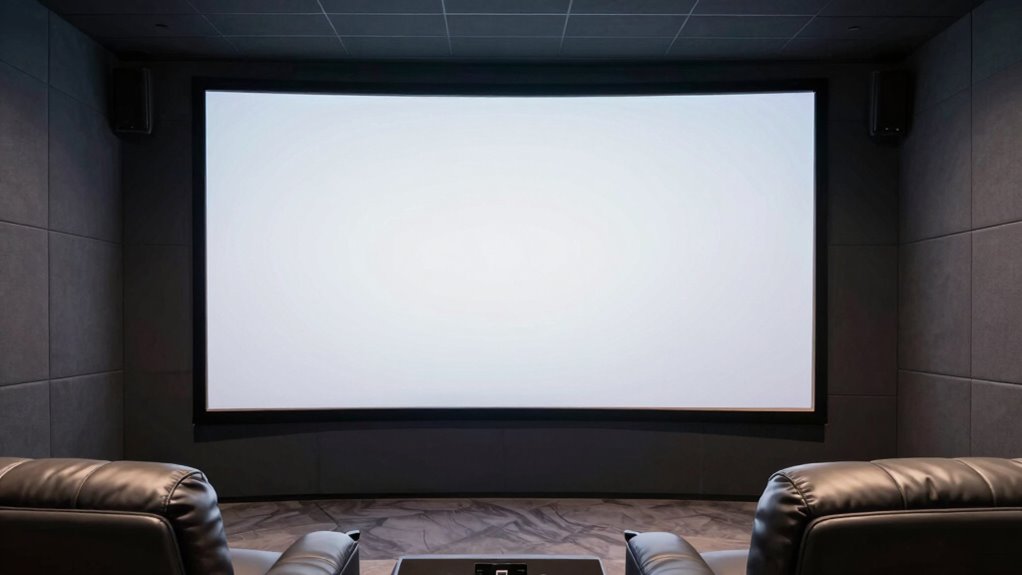 top fixed projector screens