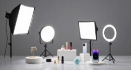 top product photography lighting