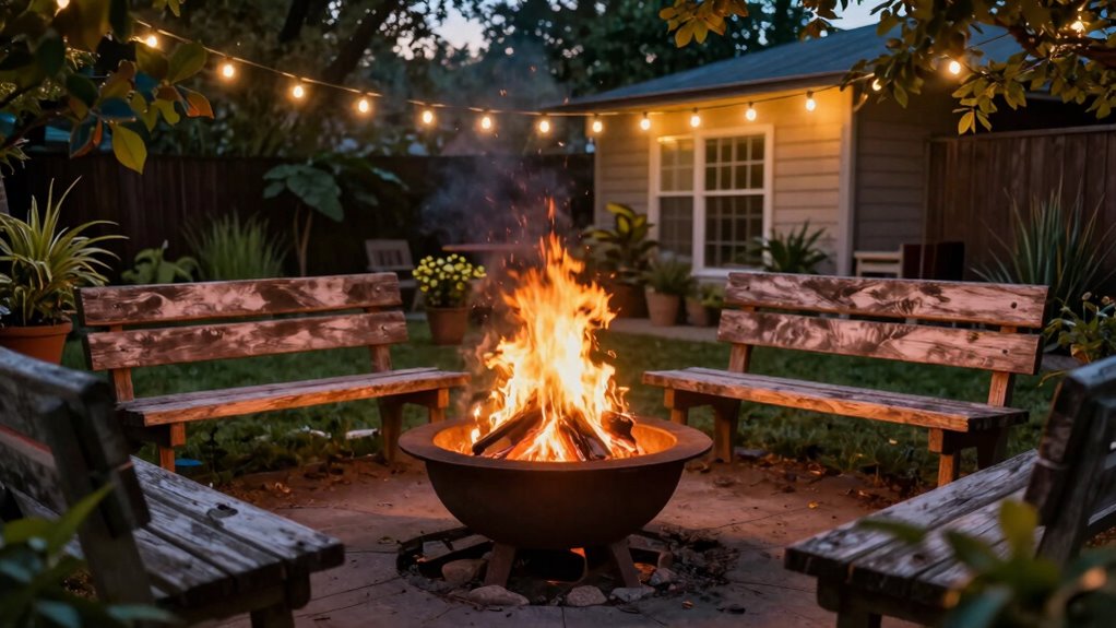 transforming backyards with fires