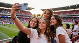 Jessica Alba Spotted at World Cup With Daughters in Adorable Group Selfie