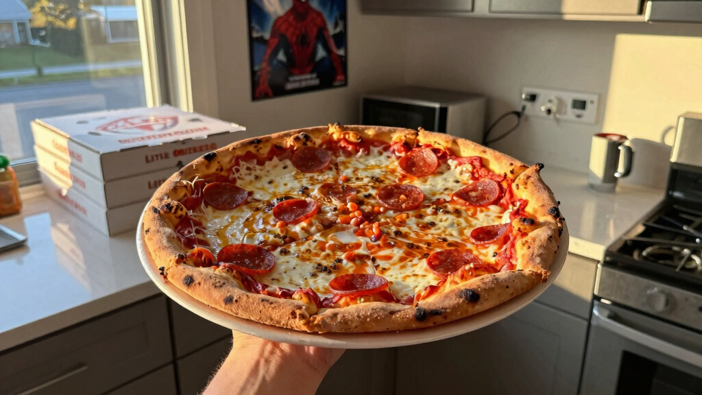 Little Caesars launches Webberoni Pizza for new Spiderman film