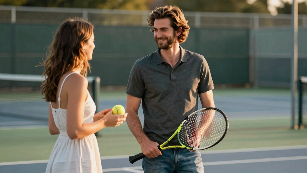 Andrew Garfield Sports Long Hair for Wimbledon Date with Girlfriend Monica Barbaro