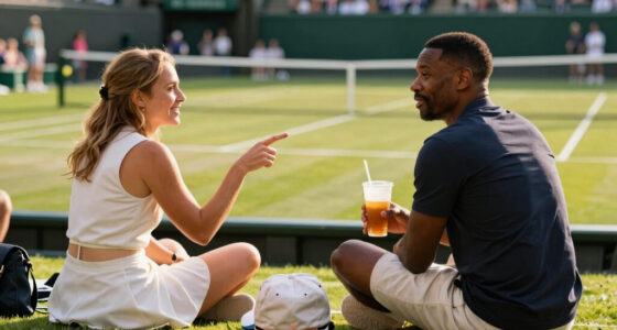 Chris Rock Enjoys Wimbledon with New Girlfriend Simone Henault