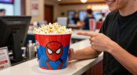 How to get special 'Spider-Man' popcorn buckets for 'Brand New Day'