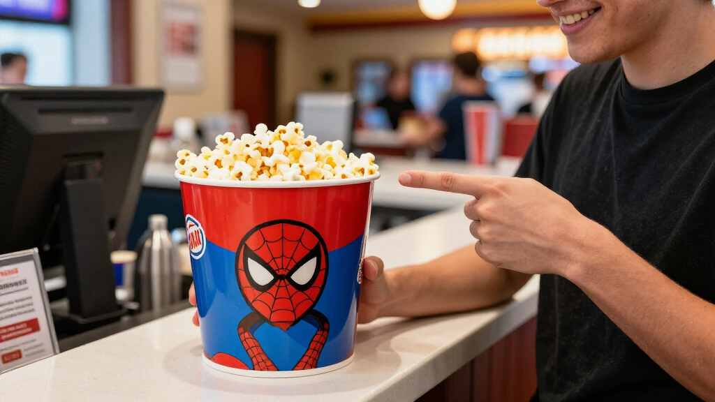 How to get special 'Spider-Man' popcorn buckets for 'Brand New Day'