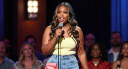‘Kimmel’ Guest Host Tiffany Haddish Roasts Trump’s Fourth of July Party