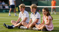Prince George Princess Charlotte Wimbledon