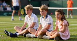 Prince George Princess Charlotte Wimbledon