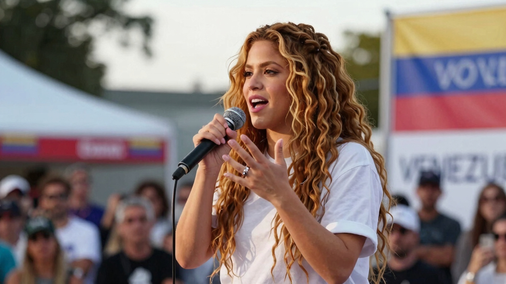 Shakira Supports Venezuelan Children via Global Citizen
