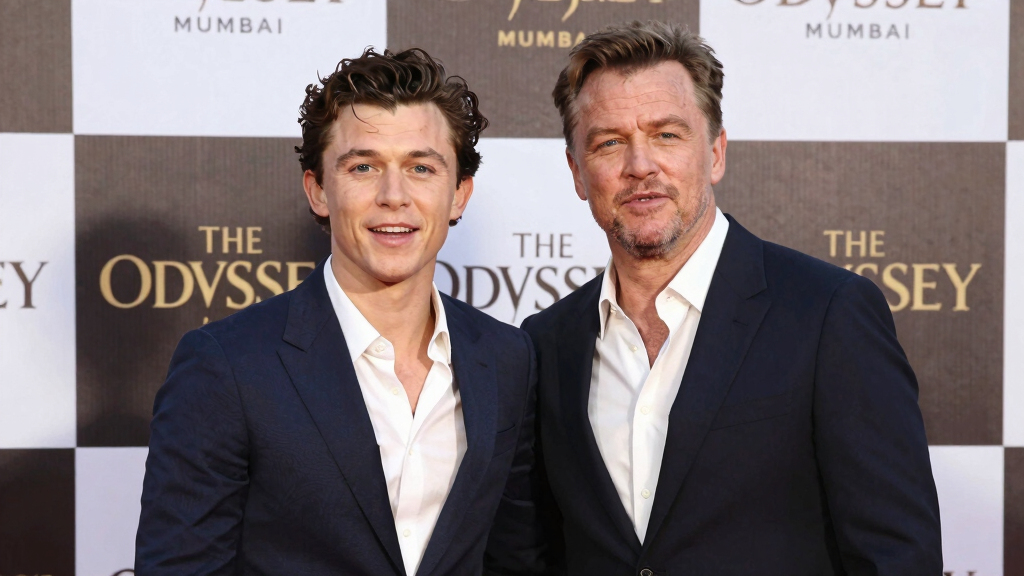Tom Holland & Matt Damon Join Christopher Nolan at ‘The Odyssey’ Mumbai Premiere