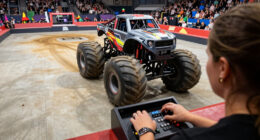 Geneva Keller Performs At Hallenstadion With Monster Trucks